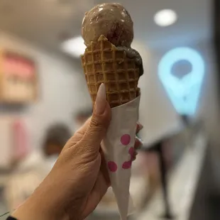 1/2 Campfire s'mores &amp; 1/2  Passionfruit Raspberry Cake Swirl Vegan (Bake House Series)