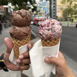 Yessssss plzzzz  Blackberry Basque Cake Pint Triple Chocolate Chunk Brownie Pint