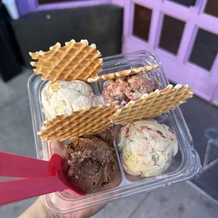 Butter O.G. Buttercake   Bumbleberry Cheesecake Crumble  Vegan Rocky road  Vegan Strawberry Shortcake