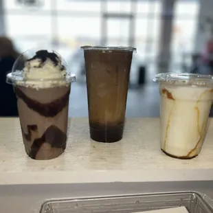 Variety of delicious drinks, all customizable