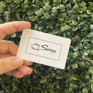 Sorso&apos;s gift card