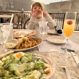 All of the food was excellent. Probably the best Caesar salad I've ever had!