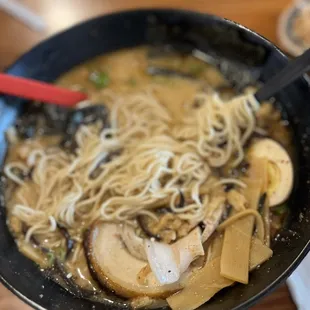 Black garlic ramen
