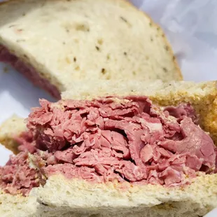 Corned beef on rye.