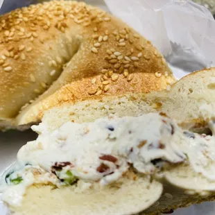 Egg & Cheese Sesame Bagel