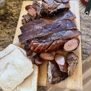 Delicious bbque brought home ...The El patron