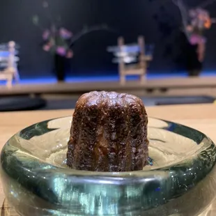 Mini pastry bite to finish the evening.
