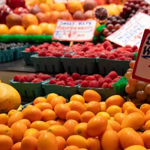 a variety of fruits