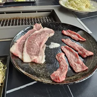 A5 Wagyu NY strip loin and Rib cap were really tender!