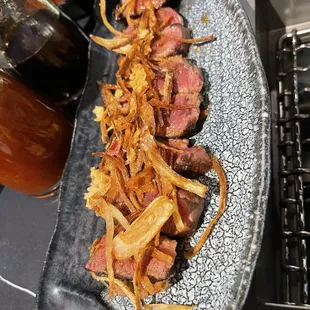 Filet mignon tataki