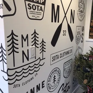 Super cool photogenic wall for the selfie lover