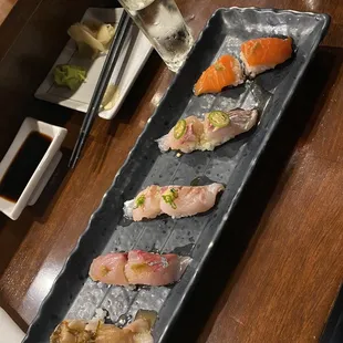 Nigiri part 2. Chef talked to us and found out our likes. Great option for variety.