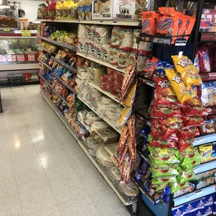 a variety of snacks