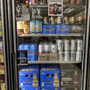 Wide variety of cold beer