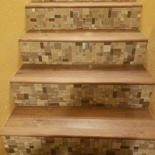 New vinyl flooring with beauty