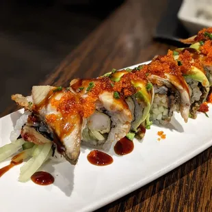 Dragon rolls. Not bad.