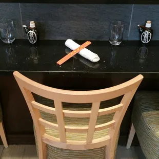 Seating at the Sushi Bar