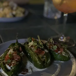 Homemade jalapeño poppers