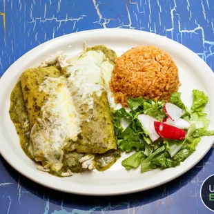 Green Chicken Enchilada