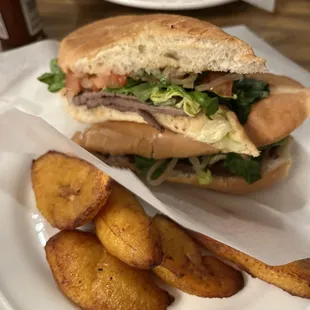 Pan con Bistec Sandwich