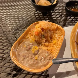 Rice and beans. Best I&apos;ve ever had.