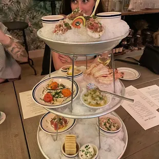 Seafood tower!