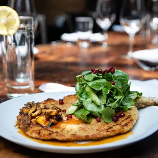 Bone-In Pork Chop Milanese