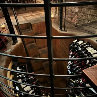 The wine staircase