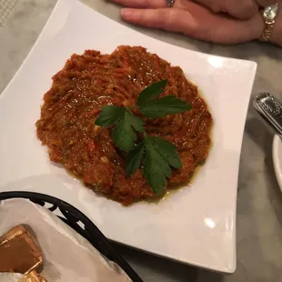 Benita&apos;s Baccala.  A warm tomato-ey fish dip that wasn&apos;t fishy.  :-)