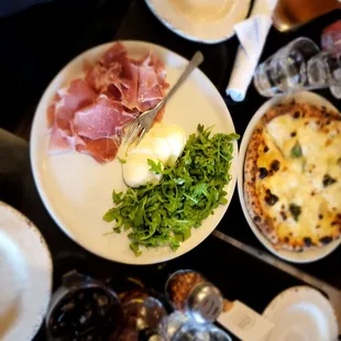 Prosciutto and Mozzarella.  Delicious!