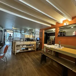 Chef station and looking towards the back