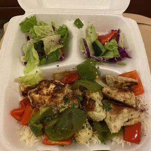 Chicken Kabob Plate