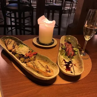 Bacon Wrapped Stuffed Dates