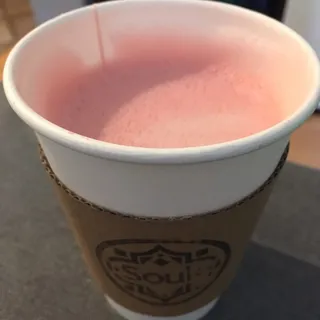 Beet Rose Cardamom Latte