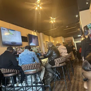 The bar/front entrance area