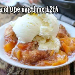 Old fashion Peach Cobbler