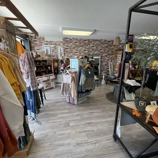 Inside the boutique