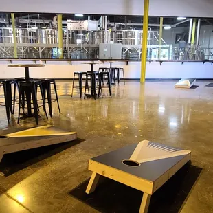 Corn hole at Soul &amp; Spirit!