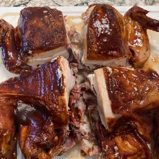 Smoked Barbecue chicken