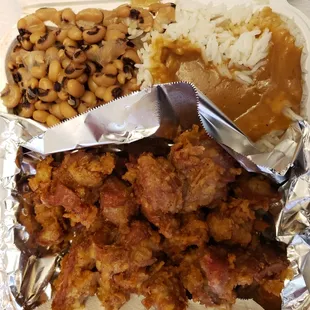 Fried Gizzards Combo