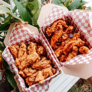 Honey Garlic &amp; Yangnyeom Boneless Chicken