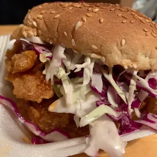 Spicy chicken sandwich