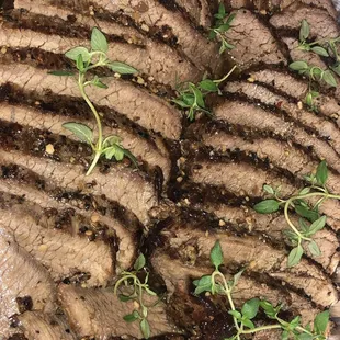 Garlic herb tri tip