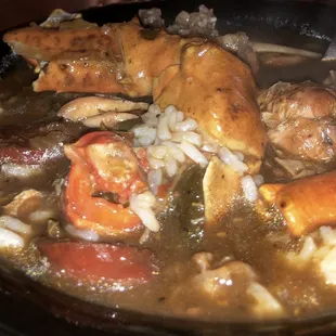 Seafood gumbo