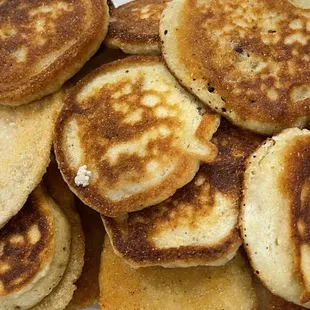 Back in the day, fried cornbread patties