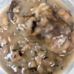 Happy New Year's black eyed peas for the new year