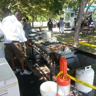Soul Food Festival- Delroys getting down.