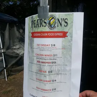 Soul Food Festival - menu