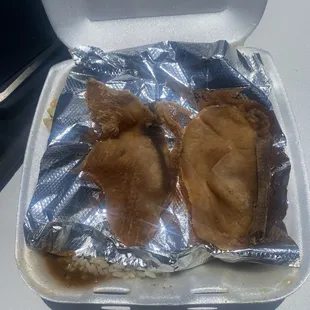 These are the "Turkey chops "