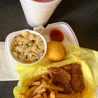 3 Piece Tilapia Filet Lunch